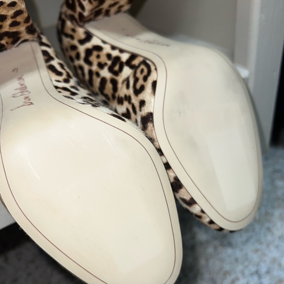 NEW Sam Edelman Leopard Print Heels - Picture 3 of 8